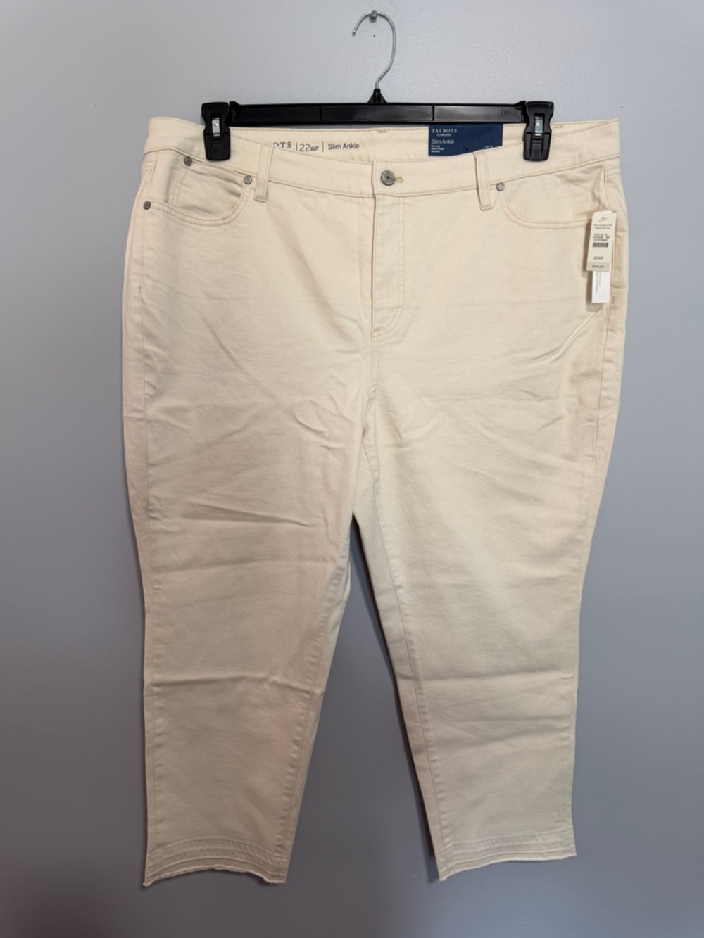 Talbots Flawless Slim Ankle Jeans Size 22W Petite